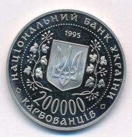Ukrajna 1995. 200.000k Cu-Ni "Ukrajna kiemelkedő személyiségei - Bohdan Khmelnytsky" T:AU ...