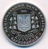 Ukrajna 1995. 200.000k Cu-Ni "A nagy honvédő háborúban aratott győzelem emlékére 1941-1945"...