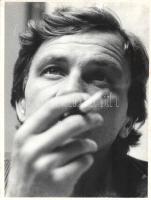 Mózes Attila (1952-2017) író, irodalomkritikus, szerkesztőről készült portrék, 5 db, ázásnyomokkal, ...