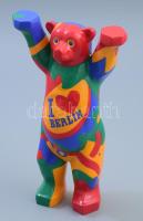 Berlin Bear, rezin design alkotás, m: 23 cm