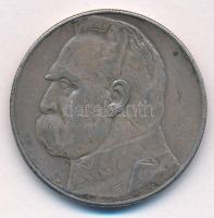 Lengyelország 1936. 10Zl Ag &quot;Józef Pilsudski&quot; T:VF patina Poland 1936. 10 Zlotych Ag &quot;Józef Pilsudski&quot; C:VF patina  Krause Y#29