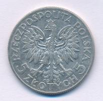 Lengyelország 1932. 5Zl Ag T:XF
Poland 1932. 5 Zlotych Ag C:XF
Krause Y#21