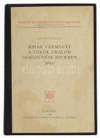 Mezősi Károly: Bihar vármegye a török uralom megszűnése idejében (1692). Településtörténeti Tanulmányok 1. Bp., 1943, Magyar Történettudományi Intézet, 370+(2) p. Térkép-mellékletek nélkül. Átkötött egészvászon-kötésben, jó állapotban, egy-két kissé foltos lappal.