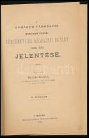 Gyulai Rudolf (szerk.): A Komárom-Vármegyei és Komárom Városi Történeti és Régészeti Egylet 1890. év...
