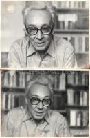 Székely János (1929-1992) költő, elbeszélő, dráma- és esszéíró, műfordítóról készült portrék, ázásny...