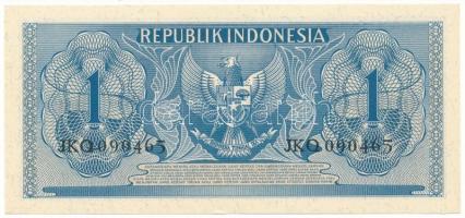 Indonézia 1956. 1R "JKQ 090465" T:UNC,AU
Indonesia 1956. 1 Rupiah "JKQ 090465" ...