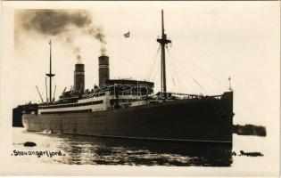 SS Stavangerfjord, Norwegian passenger ocean liner between Norway and the United States, photo