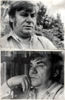 Lászlóffy Aladár (1937-2009) Kossuth-díjas költő, író, műfordító, szerkesztőről készült portrék, 6 d...