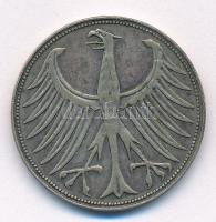 NSZK 1951G 5M Ag T:XF patina 
FRG 1951G 5 Mark Ag C:XF patina 
Krause KM#112