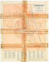 1928 Szombathely rendezett tanácsú város térképe. Kiadja: Nagy Lajos könyv- és papírkereskedése, Szombathely. 1 : 10.000. Bp., M. Kir. Állami Térképészet. Kézi kiegészítésekkel: postahivatalok, ládák, levélkézbesítő útvonalak, jelmagyarázattal és jegyzékkel. Viseltes állapotban, sérült, ragasztással javított, 62x47 cm