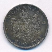 Románia 1942. 200L Ag "I. Mihály" T:AU-XF patina
Romania 1942. 200 Lei Ag "Mihai I&q...
