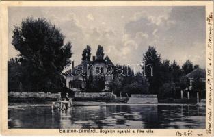 1928 Zamárdi, Balatonzamárdi; Bogisich nyaraló a Tika villa. Schäffer Gyula felvétele