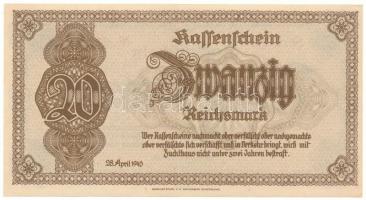 Német Harmadik Birodalom / Szudéta-vidék és Alsó-Szilézia 1945. 20M T:F szép papír
German Third Rei...