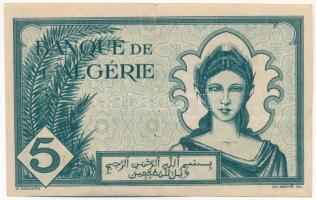 Algéria 1942. 5Fr T:F
Algeria 1942. 5 Francs C:F
Krause P#91