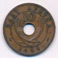 Brit Kelet-Afrika 1956. 10c bronz "II. Erzsébet" T:XF patina, ph.
British East Africa 195...