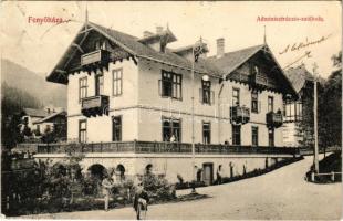 1907 Fenyőháza, Lubochna; Adminisztráció szálloda. Ébenhő Károly kiadása / hotel (Rb)