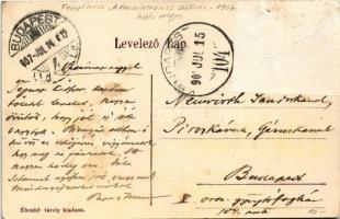 1907 Fenyőháza, Lubochna; Adminisztráció szálloda. Ébenhő Károly kiadása / hotel (Rb)