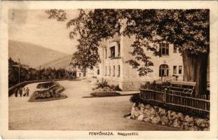 1916 Fenyőháza, Lubochna; Nagyszálló. Madarassy Béla felvétele / hotel (EK)