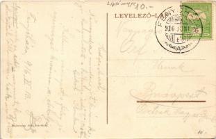 1916 Fenyőháza, Lubochna; Nagyszálló. Madarassy Béla felvétele / hotel (EK)