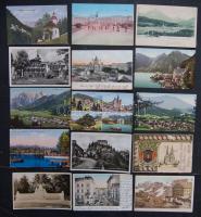 Ausztria 770 db háború előtti képeslap, érdekes vegyes anyag jobbakkal / Austria 770 pre-war postcards, interesting material with better ones