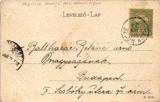 1905 Nagyrőce, Nagy-Rőcze, Gross-Rauschenbach, Velká Revúca; Fő tér, vendéglő, étterem. Büchler Béla...