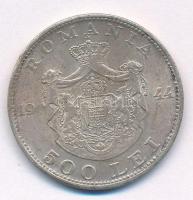 Románia 1944. 500L Ag "I. Mihály" T:XF-VF patina
Romania 1944. 500 Lei Ag "Mihai I&q...