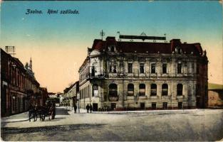 Zsolna, Sillein, Zilina; Rémi szálloda és vendéglő, étterem. Biel L. kiadása / hotel, restaurant (EK)