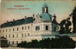 Stubnyafürdő, Túróchévíz, Stubnianske Teplice, Turcianske Teplice; Erzsébet szálloda a Zöld tükör fürdővel. Ilgó György kiadása / spa, hotel, bath (EM)