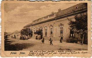 1921 Fülek, Filakovo; Fő tér, szálloda és vendéglő. Andor Ernő kiadása / main square, hotel and restaurant (EK)