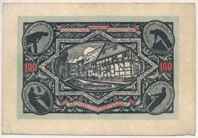 Német Birodalom / Weimari Köztársaság / Osterwieck Baustein 1922. 100M bőr szükségpénz T:AU 
German...