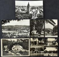 Kb. 300 db modern magyar fekete-fehér retro képeslap, benne 1 forintos lapok és kisebb települések i...
