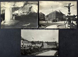 FELVIDÉK - Kb. 208 db modern fekete-fehér és színes képeslap, 1960-2000 közötti időszak