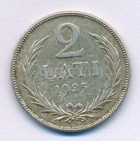 Lettország 1925. 2L Ag aranyozva T:AU,XF patina Latvia 1925. 2 Lati Ag gilt C:AU,XF patina Krause KM#8