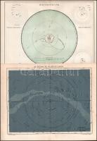 cca 1900 15 db csillagászattal, bolygókkal, meteorológiával kapcsolatos melléklet + A Duna térképe a vízgyűjtő területekkel mellékleten a Pallas Nagy Lexikonából. Köztük színes litográfiák is. 24x30 cm és 15x24 cm