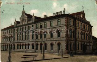 1911 Losonc, Lucenec; Városi szálloda. Redlinger kiadása / hotel (r)
