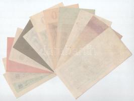 Német Birodalom / Weimari Köztársaság 1923. 12db-os inflációs bankjegytétel T:UNC-XF
German Empire ...