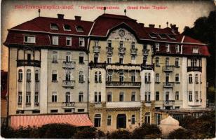 1915 Trencsénteplic, Trencianske Teplice; Teplicz nagyszálloda. Wertheim Zsigmond kiadása / Grand Hotel Teplicz (EK)