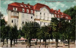 1916 Trencsénteplic, Trencianske Teplice; Nagyszálloda. Ondreicska Fábián kiadása / Grand Hotel (EK)