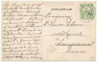 1914 Nyitra, Nitra; Tóth Vilmos utca, Schiller kávéház és szálloda. Weil kiadása / street view, café...