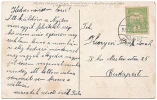 1910 Nyitra, Nitra; Vármegyeház utca, Meitner Miksa sütöde és cukrászda, Pécs Ede, Weigl A. üzlete /...