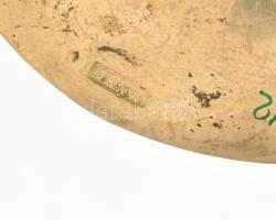 Dévényi János (1934- ) 1974. Egyoldalas bronz figurális ábrázolás, (90mm) T:1-