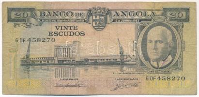 Angola 1962. 20E T:VG  Angola 1962. 20 Escudos C:VG  Krause P#92