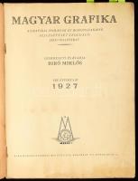 1928 Magyar Grafika IX. évf. 1-2. sz., 1928 jan.-feb. Külön szám: Az univeristas nyomdája. Nagyszomb...