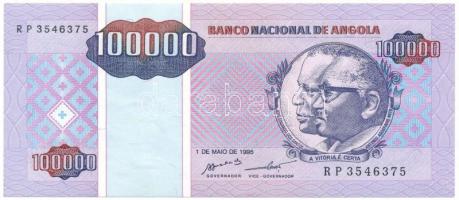 Angola 1995. 100.000K T:UNC,AU Angola 1995. 100.000 Kwanzas C:UNC,AU Krause P#139