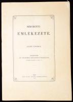 Széchenyi emlékezete. Arany Jánostól. Olvastatott az akadémiai Széchenyi-ünnepélyen. Bábolna, 1974., Bábolnai-ny., 16+1 p. Az 1860-as faximile kiadása. Kiadói papírkötés, sérült borítóval. Megjelent 250 példányban.