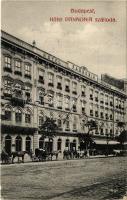 1909 Budapest VIII. Hotel Pannonia Szálloda, étterem és kávéház. Rákóczi út 5., Kanitz C. és fiai kiadása (EK)