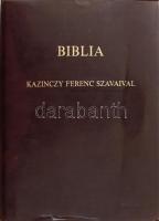 Biblia Kazinczy Ferenc szavaival. Szerk., a szöveget gondozta, az utószót és a jegyzeteket írta: Dr. Busa Margit. Ford.: Friedrich Albrecht. Bp., 1991, Cserépfalvi. 455p. Kiadói egészbőr-kötés. II. János Pál pápa magyarországi látogatásának tiszteletére készült kiadvány. Számozott, bibliofil példány.