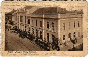 1922 Lugos, Lugoj; Magyar Király szálloda. Schönberg Miksáné kiadása / hotel