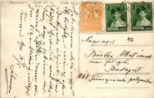 1928 Temesvár, Timisoara; Spl. Begheiului / Béga híd, villamos, Splendid szálloda, gyógyszertár, Rao...