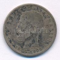 Románia 1906. 1L Ag "I. Károly uralkodásának 40. évfordulója" T:VF-F patina
Romania 1906....